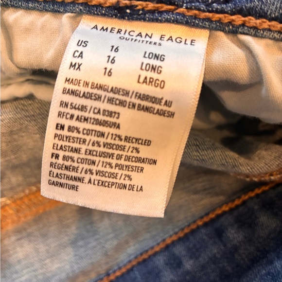 American Eagle Outfitters Blue Flare Jeans - Picture 3 of 5